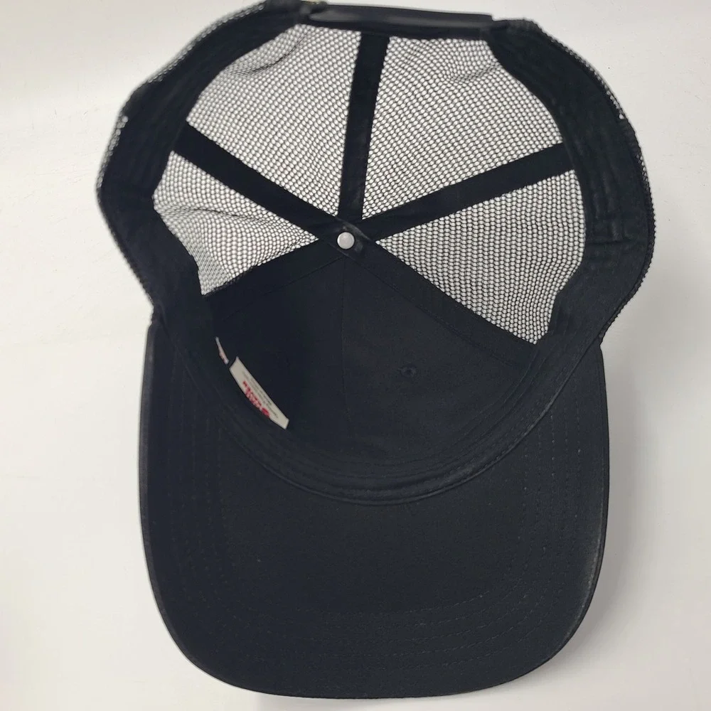 Fjallraven Hat Snapback L-XL Trucker Mesh Black Fox Logo Outdoor Equipment Men - Picture 9 of 11